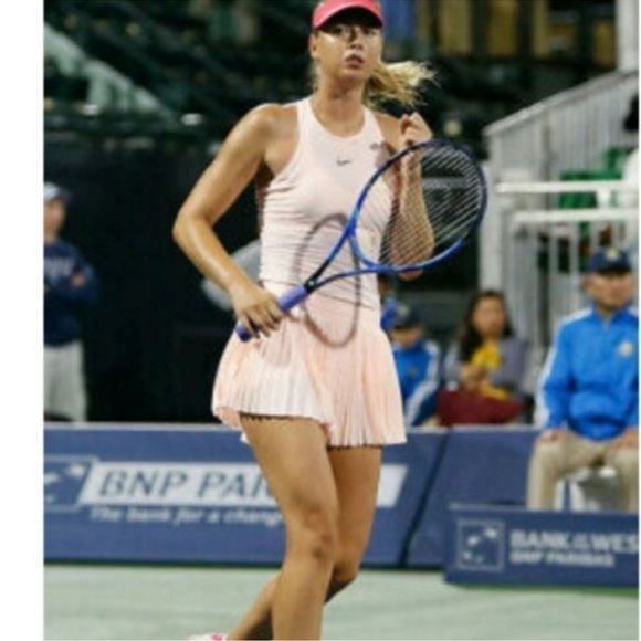 Nike Court Maria Sharapova Breathe Tennis Tank Small- Sunset Tint NWOT - Picture 12 of 16